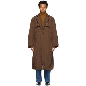 Connor McKnight Nylon Vented Puffer Coat Size S Mens Brown $1175
